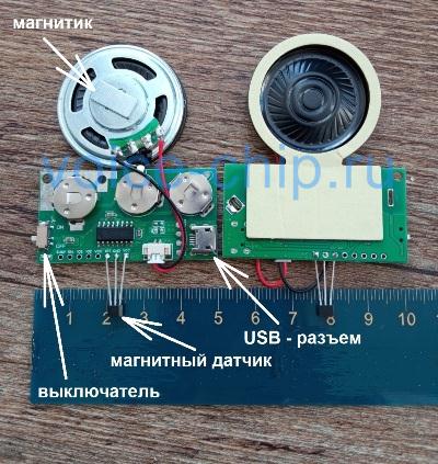 Музыкальный модуль с записью через USB